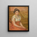 Vrouw zittend - Pierre-Auguste Renoir — ingelijst kunstwerk aan de muur