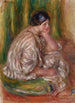 Vrouw in oosters kostuum - Pierre-Auguste Renoir — weergave van het kunstwerk