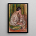 Vrouw in oosters kostuum - Pierre-Auguste Renoir — ingelijst kunstwerk aan de muur