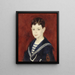 Fernand Halphen en jongen - Pierre-Auguste Renoir — ingelijst kunstwerk aan de muur