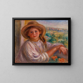 PierreAuguste Renoir - Girl on a Balcony Cagnes Jeune femme au balcon Cagnes.webp