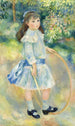 Meisje met hoepel - Pierre-Auguste Renoir — weergave van het kunstwerk