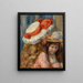 Meisjes met Hoeden Jeugdige meisjes met hoeden - Pierre-Auguste Renoir — ingelijst kunstwerk aan de muur
