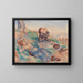 Harvesters - Pierre-Auguste Renoir — framed artwork on a wall