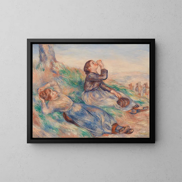 Vendangeuses - Pierre-Auguste Renoir — ingelijst kunstwerk aan de muur