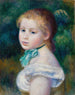 Hoofd van een jonge meisje Tête de jeune fille - Pierre-Auguste Renoir — weergave van het kunstwerk