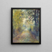 In het bos - Pierre-Auguste Renoir — ingelijst kunstwerk aan de muur