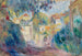 Tuin Montmartre - Pierre-Auguste Renoir — weergave van het kunstwerk