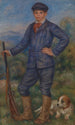 Jean en jager - Pierre-Auguste Renoir — weergave van het kunstwerk
