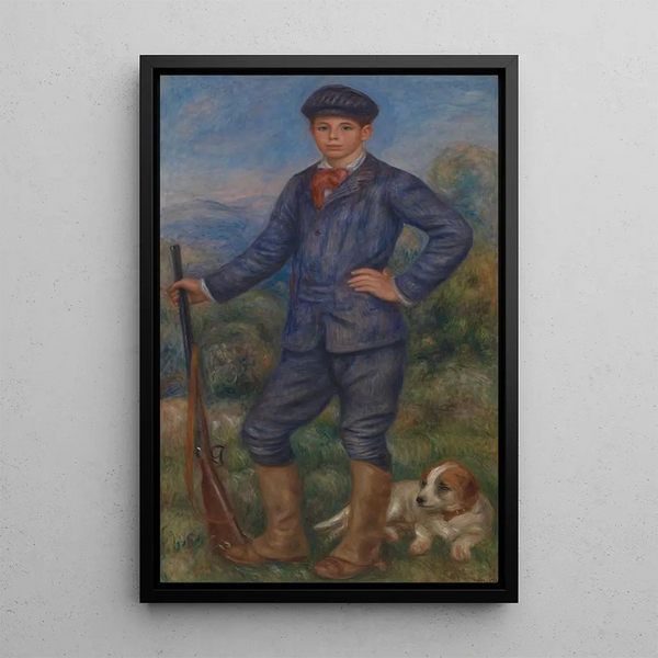 Jean en jager - Pierre-Auguste Renoir — ingelijst kunstwerk aan de muur