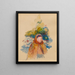 Jonge boerendochter - Pierre-Auguste Renoir — ingelijst kunstwerk aan de muur