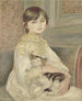 Julie Manet - Pierre-Auguste Renoir — weergave van het kunstwerk
