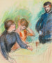 La Conversation - Pierre-Auguste Renoir — weergave van het kunstwerk