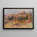 Landschap La Gaude - Pierre-Auguste Renoir — ingelijst kunstwerk aan de muur