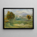 Landschap met huizen in Cagnes-sur-Mer - Pierre-Auguste Renoir — ingelijst kunstwerk aan de muur