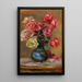The Bouquet - Pierre-Auguste Renoir — framed artwork on a wall