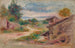 Het dorpstraatje - Pierre-Auguste Renoir — weergave van het kunstwerk