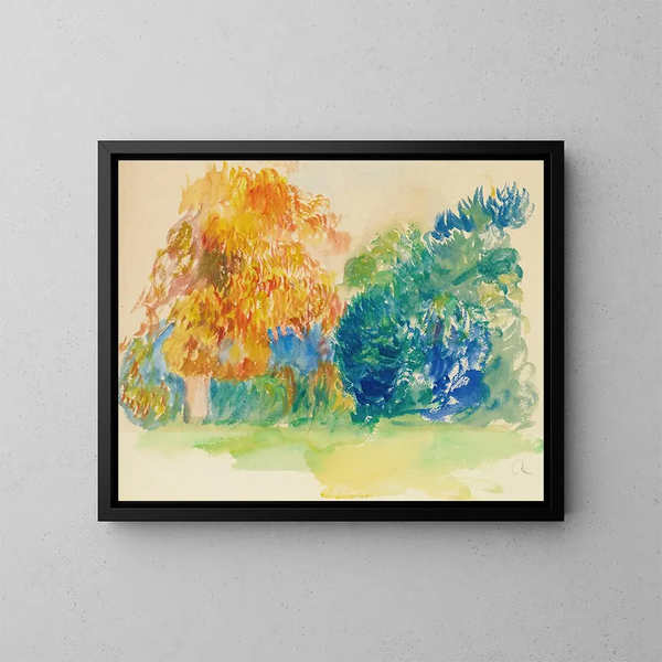 De bomen - Pierre-Auguste Renoir — ingelijst kunstwerk aan de muur