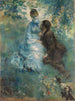 De geliefden - Pierre-Auguste Renoir — weergave van het kunstwerk