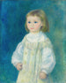 Lucie Bérard Kind in wit - Pierre-Auguste Renoir — weergave van het kunstwerk