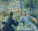 Lunch in het restaurant Fournaise - Pierre-Auguste Renoir — weergave van het kunstwerk