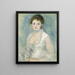 Madame Henriot - Pierre-Auguste Renoir — ingelijst kunstwerk aan de muur