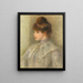 Madame Powers née Suzanne Noël - Pierre-Auguste Renoir — ingelijst kunstwerk aan de muur