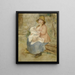 Moederschap - Pierre-Auguste Renoir — ingelijst kunstwerk aan de muur