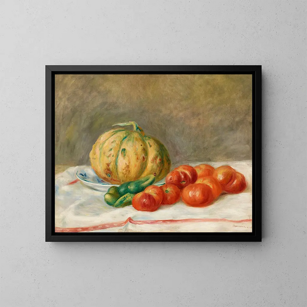 Meloen en tomaten - Pierre-Auguste Renoir — ingelijst kunstwerk aan de muur