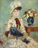 Mlle Charlotte Berthier - Pierre-Auguste Renoir — weergave van het kunstwerk