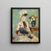Mlle Charlotte Berthier - Pierre-Auguste Renoir — ingelijst kunstwerk aan de muur