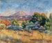 Mont Sainte-Victoire - Pierre-Auguste Renoir — weergave van het kunstwerk