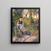 Nini in de tuin Nini Lopez - Pierre-Auguste Renoir — ingelijst kunstwerk aan de muur