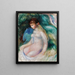 Niet zittend - Pierre-Auguste Renoir — ingelijst kunstwerk aan de muur