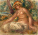 Nuu zittend - Pierre-Auguste Renoir — weergave van het kunstwerk