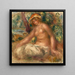 Nuu zittend - Pierre-Auguste Renoir — ingelijst kunstwerk aan de muur