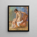 Nuu bij de fauteuil - Pierre-Auguste Renoir — ingelijst kunstwerk aan de muur