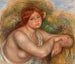Studie van naakt, vrouwenbuste - Pierre-Auguste Renoir — weergave van het kunstwerk