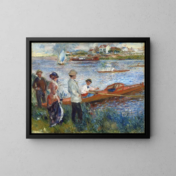 Rameurs à Chatou - Pierre-Auguste Renoir — ingelijst kunstwerk aan de muur
