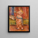 Odalisque met theeservies - Pierre - Auguste Renoir — ingelijst kunstwerk aan de muur