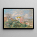 Landschap van Montmartre - Pierre-Auguste Renoir — ingelijst kunstwerk aan de muur