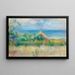Landschap met zeeachtergrond - Pierre-Auguste Renoir — ingelijst kunstwerk aan de muur