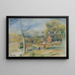 Landschap bij Cagnes - Pierre-Auguste Renoir — ingelijst kunstwerk aan de muur