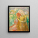 Kleine meisje met gele hoed - Pierre-Auguste Renoir — ingelijst kunstwerk aan de muur