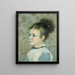Portret van Jeanne Sisley - Pierre-Auguste Renoir — ingelijst kunstwerk aan de muur