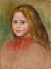 Portret van jonge vrouw - Pierre-Auguste Renoir — weergave van het kunstwerk