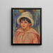Portret van Claude Renoir, zoon van Pierre Renoir - Pierre-Auguste Renoir — ingelijst kunstwerk aan de muur