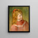 Portret van Jean - Pierre-Auguste Renoir — ingelijst kunstwerk aan de muur