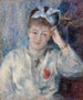 Portret van Mademoiselle Marie Murer Portret van Mademoiselle Marie Murer - Pierre-Auguste Renoir — weergave van het kunstwerk