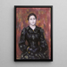 Portret van mevrouw Paulin - Pierre-Auguste Renoir — ingelijst kunstwerk aan de muur